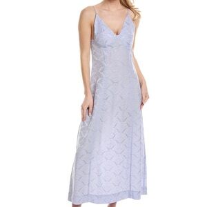 Ganni Light Blue Maxi Dress
